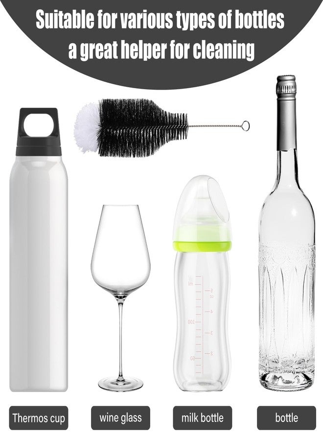 Aufee Bottle Brush for Sodastream Bottle 14.17" Water Bottle Brush with Gentle & Anti-Scratch Bristles Bottle Cleaner for Soda Stream Bottle, Cups, Glasswares - Image 3